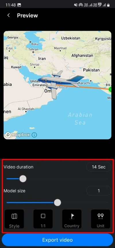 不同的选项1 best apps to create awesome animated travel route map