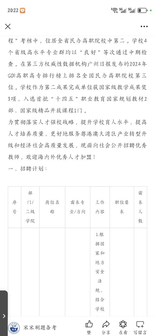广州南洋理工职业学院教学科研部2025年行政职员招聘公告
