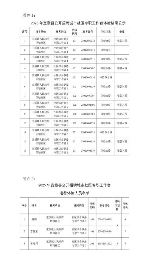 2025广东广州市白云区人民政府松洲街道办事处招聘综合网格员进入体检、考察环节人员名单公告